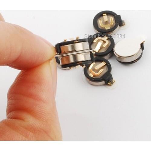 Wholesales 50pcs 10*2.7MM flat motor coin vibrating motor 3V micro vibration motor for phone diy common used