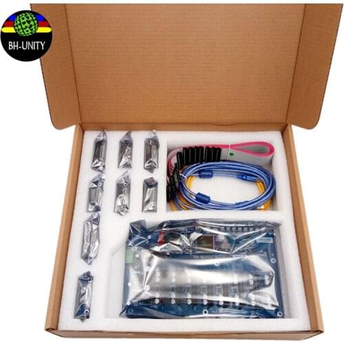 Original umc 8H konica 512 printhead board set km512 full kit main board V1.4f +head board V1.2d (provide print software)