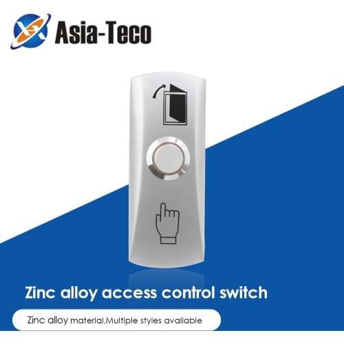 Zinc Alloy Gate DOOR Exit Button Exit Switch For Door Access Control System Door Push Exit Door Release Button Switch