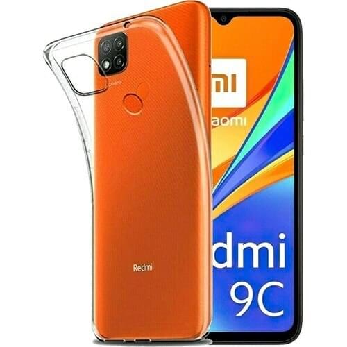Xiaomi Redmi 9c Premium Silicone Case Transparent