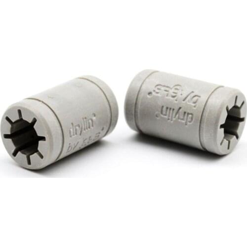 Solid Polymer LM8UU Bearing 8mm shaft Drylin RJ4JP-01-08 for Anet Reprap Prusa i3 3D Printer