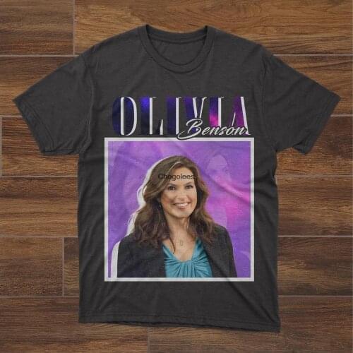 Olivia Benson Vintage 90s Tee Mariska Hargitay Fan Tee Law and Order Fan Tee Elliot Stabler Returns Tee