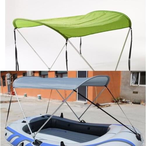 High Quality inflatable boat Tent sun shelter fishing tent shade-shed inflatable rowing boats rubber fishing boat tent
