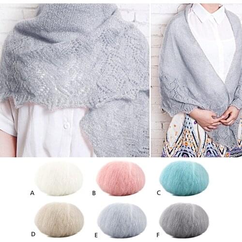 Winter Angola Mohair Hand-knitted Knitting Yarn Balls DIY Scarf Sweater Shawl Yarn For Hat baby Lint Crochet Yarn Weave Thread