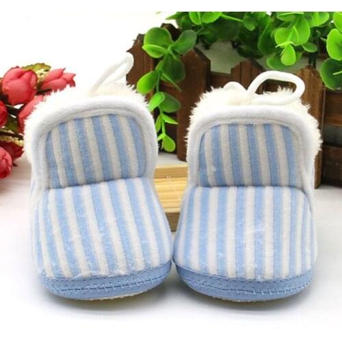 Girl Snow Boots Booties Kids Princess Boots Round Toe Cotton White Winter Baby Moccasins Shoes Hot Sale 10 Colors