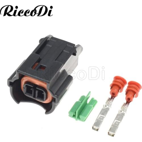 1/5/20Sets 2 Pin PU465-02127 Car Waterproof Auto Connector 1.2 Female DJ7024YA-2-21 K2 K3 K5 Nozzle Plug Connector With Terminal