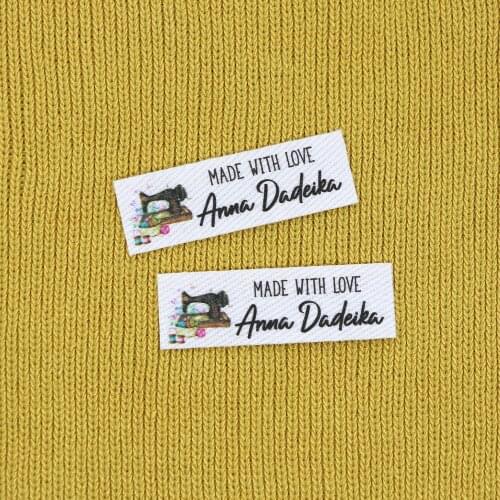 120 pieces Ironing Labels, Logo or Text, Personalized Brand , Clothing Labels, Custom Design, Fabric tags(YT176)