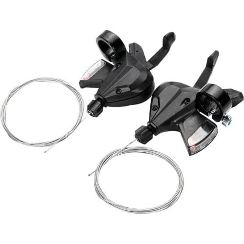 2Pcs M310 3x8 24 Speed Bicycle Brake Levers Handle Bar Handlebar MTB Bicycle Bike Left Right Brake Levers Shifter Parts