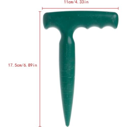 2020 New Plastic Dibber Digging Hole Tool Garden Bonsai Flower Planting Weeding Seedling