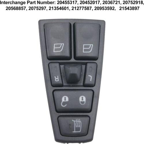 20752918 Power Window Switch Replacement for Volvo Truck FH12 FM VNL 20455317 20568857