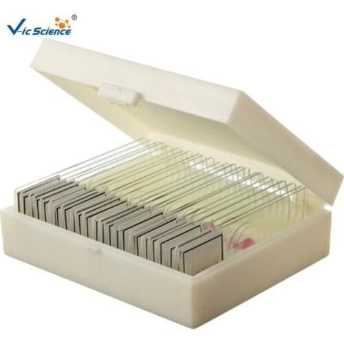 25 kinds of Biology Microscope Prepared Educational Slides