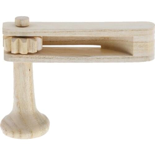 Wood Spinning Ratchet Noise Maker Hand Percussion Toy for Christmas Gift