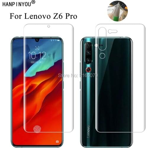 For Lenovo Z6 Pro 6.39" Soft TPU Front Back Full Cover Screen Protector Transparent Protective Film + Tools (Not Tempered Glass)