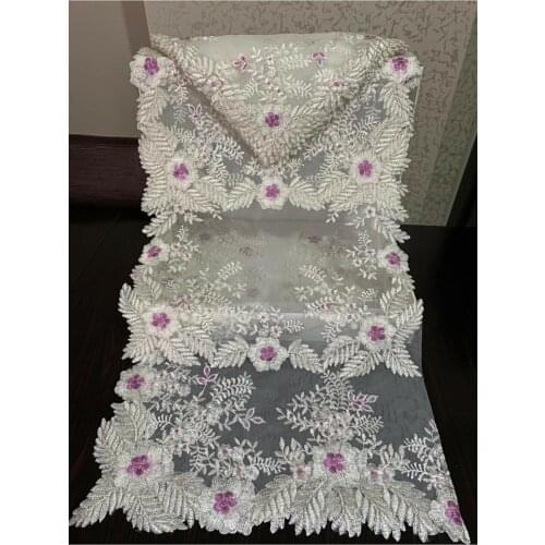 Glory home Purple French Net Embroidered Living Room Set 16PARÇA LUX TOOL