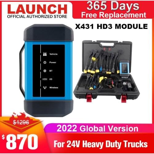 Launch X431 HDIII 24V Truck Diagnostic tool Heavy Duty OBD2 Scanner Work with X 431 V+ PADII