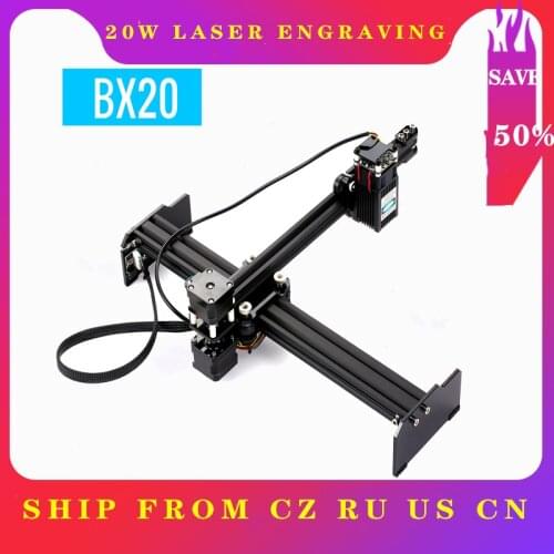 20W Laser Engraving Machine Mini Desktop Laser Engraver Printer Art Craft DIY Laser Engraving Cutter for Wood Plastic Leather