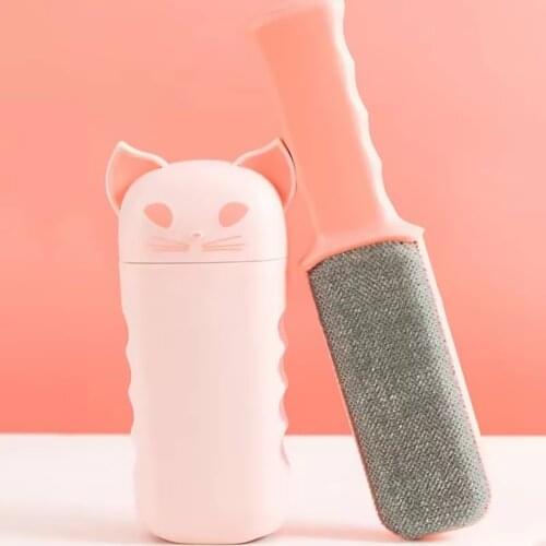 Cute Pet Hair Remover Reusable Dog Cat Lint Pet Hair Remover Reusable Dog Cat Fur Roller Sofa Clothes Cleaning Brush