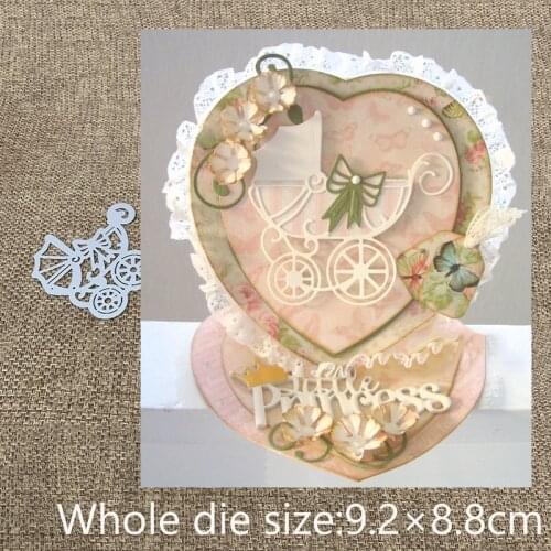 New Design Craft Metal Cutting Die die cuts Bow baby stroller decoration scrapbooking Album Paper Card Craft Embossing die cuts