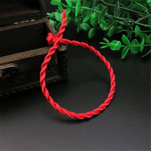 Charms Good Luck Red String of Fate Rope Bracelets Friendship Bangle Fashion Handmade Cord Lucky Kabbalah Bracelet Jewelry Gift