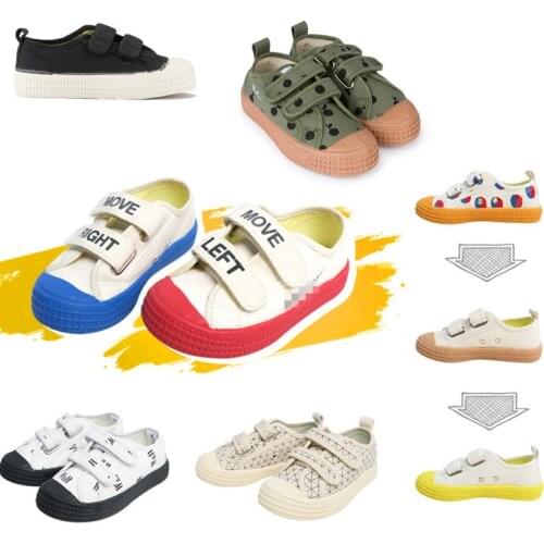 Casual Girls Boys Canvas Shoes Novesta Brand Printed Fashion Children Shoes Non-slip 2020 Spring Kids Sneakers Spotrt Shoes