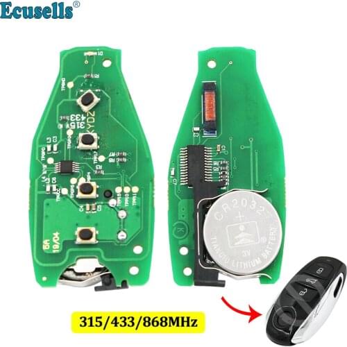 KYDZ 3 Button Remote Key circuit board PCB For VW Volkswagen Touareg 2011-2015 315MHZ 433MHZ 868MHZ ID46 Chip PCF7953 Chip