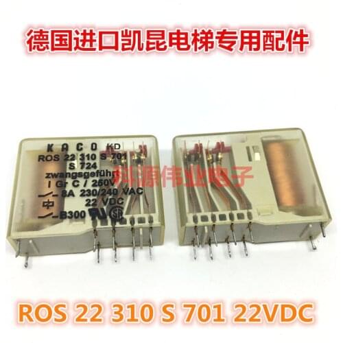 ROS 22 310 S 701 22VDC 8A 230/240VAC 10PIN