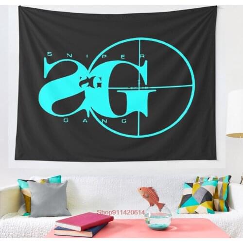 Sniper gang tapestry Hanging Tapestry Hippie Wall Hanging Blanket Wall Carpet Yoga Mat Home Decor