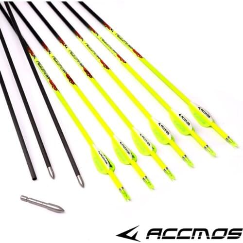 Hottest Pure Carbon Arrow Spine 400-1000 ID 4.2mm Archery For Compound/Recuvre Bow Shooting