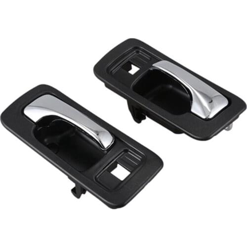 2Pcs Car Front Door Handle with Chrome Lever for Honda Accord Coupe 1990-1993 72620SM4003ZB