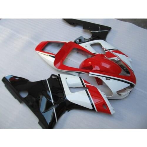 7 gifts!!! Injectiion Mold for YAMAHA YZFR1 1998 1999 faiirng kit YZF R1 YZR1000 R1 98 99 red white blk Fairings Bodywork KJ11