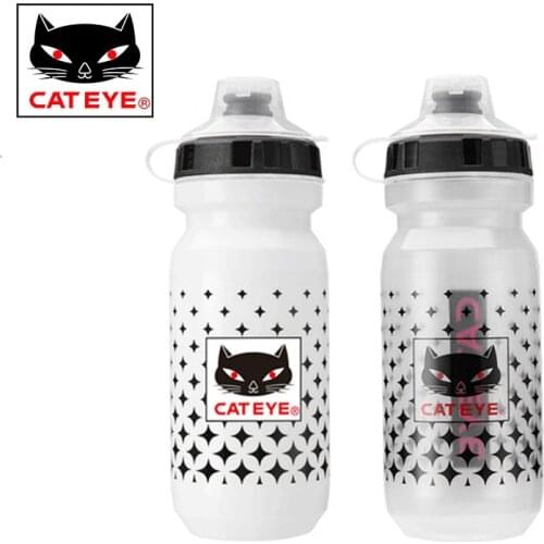 Cateye Water Bottle Sport Cycling Bottle 600CC 0.5L Dust Cover Design MTB Road Bike Bicycle Bottle Cage Bicycle Water Canister