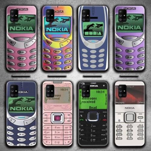 Nokia Aesthetic Retro Phone Case For Samsung Galaxy A21S A01 A11 A31 A81 A10 A20E A30 A40 A50 A70 A80 A71 A51