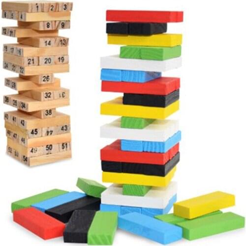 Wooden Digital Blocks Wiss Toy Children Entertainment Intelligence Interaction Game Creative Mini Gift for Friends