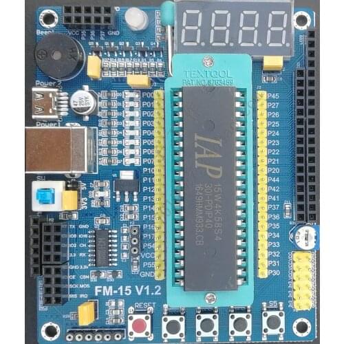 STC15 Series IAP15F2K61S2 IAP15W4K58S4 MCU Development Board with Simulation Core Board