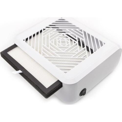 New 45W Strong Power Nail Dust Suction Collector 3 Color Nail Fan Art Salon Suction Dust Collector Machine Vacuum Cleaner Fan