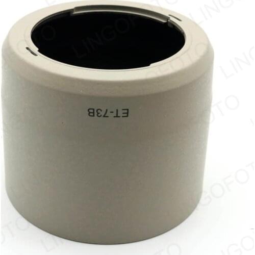 NP4382 White Lens Hood Shade ET-73B for Canon EF 70-300mm F4-5.6 L IS USM Lens Replace for Canon ET73B