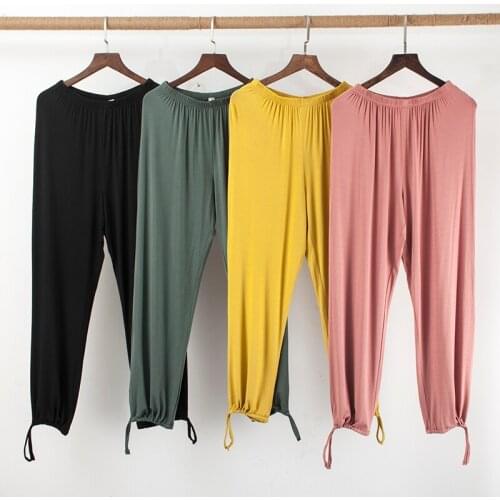 Latin Dance Modal straight pants Lady Ballroom bloomers trousers Cha Salsa rumba modern Dance wear costumes Dancewear Yoga