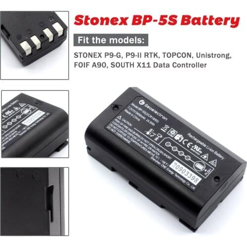 SALE 7.2V 3400mAh BP-5S battery for Topcon Unistrong South X11 data controlle FOIF A90 STONEX P9-G STONEX P9-II S6 S9 battery