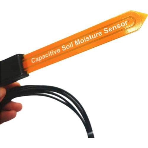 RS485 LORA LORAWAN waterproof anti corrosion waterproof digital capacitive soil moisture and temperature sensor for agriculture