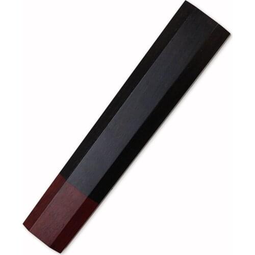 DIY is suitable for household red sandalwood + ebony copper rivets to make Damascus chefs knife handle semi-finished products