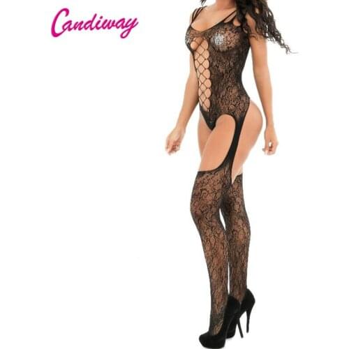 Candiway Sex Costumes Women Lenceria Baby Doll Sexy Lingerie Hot Sale Sexy Underwear Teddy Sleepwear Bodystockings Summer Style