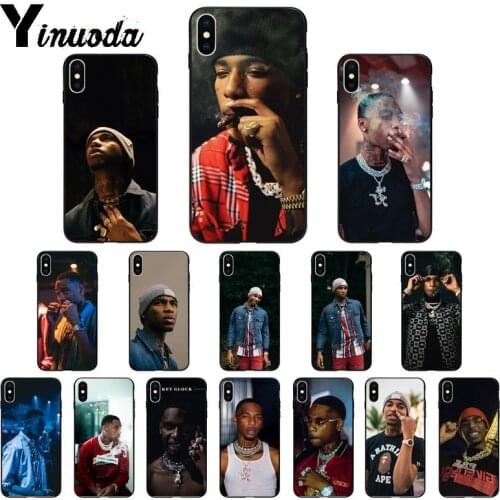 Yinuoda Key Glock Rapper TPU Soft Silicone Phone Case Cover for iPhone 11 pro XS MAX 8 7 6 6S Plus X 5 5S SE XR SE2020