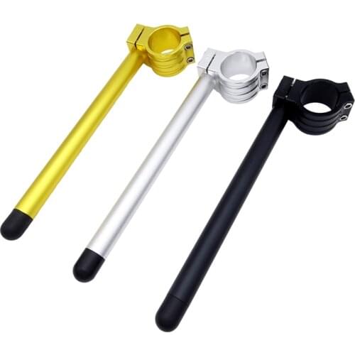 Universal 31/32/33/35/36/37/39/41/45/48/50/51MM Clip On Fork Motorcycle Handlebar Racing Adjustable CNC Handle Bar Riser Regular