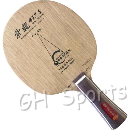 YINHE Galaxy Provincial PURPLE DRAGON 437S for 40+ (STIGA Clipper Structure, Li QINGYUNs Blade) Table Tennis Blade Bat