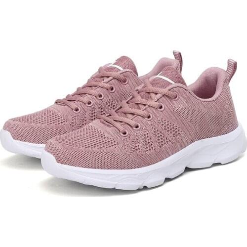 Women Casual Sport Shoes Running Sneakers Plus Size Woven Womens Casual Shoes Breathable Casual Sneakers Walking Shoes