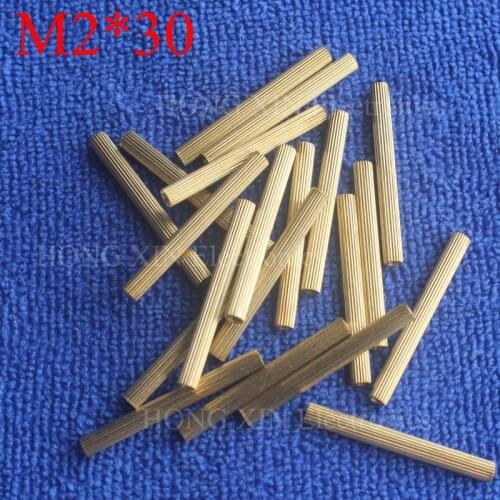 M2*30 1Pcs Brass Spacer Standoff 30mm Female To Female Standoffs column cylindrical High Quality 1 piece sale
