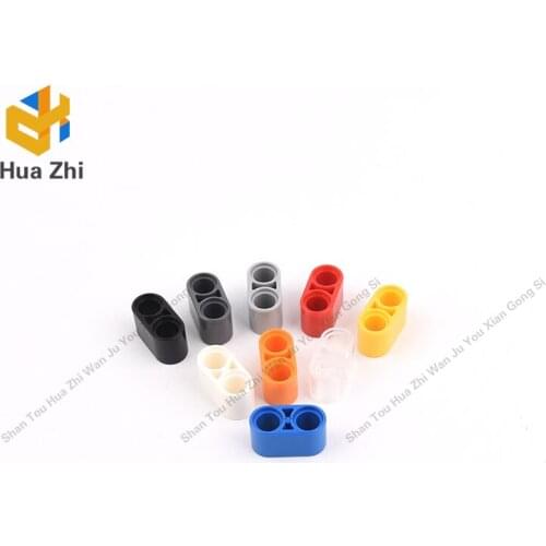 Building Blocks Parts 43857 10PCS Technic Beam 1 x 2 Thick LEGOING MOCS Education