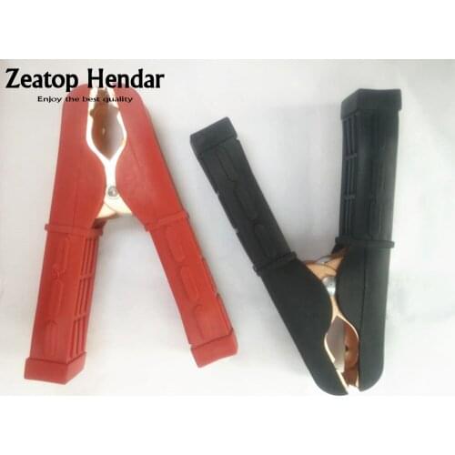 2 PCS 200A CAR BATTERY copper CLIP ALLIGATOR metal CLIPs Test Clamp CONNECTOR