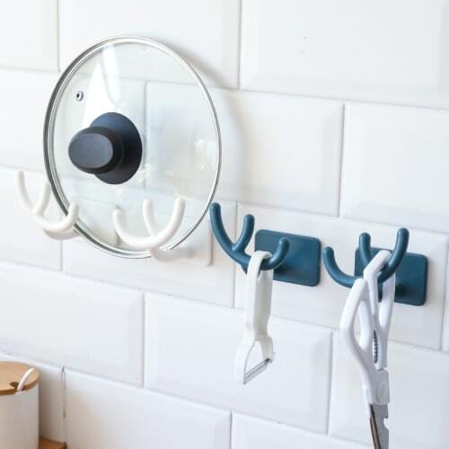 2Pcs Spoon Pot Lid Rack Kitchen Organizer For Fork Spatula Rack Spoon Holder Stand Wall-Mounted Hanging Holder Kitchen Accessory