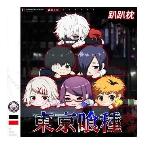 2021Tokyo Ghoul Kirishima Toka Kaneki Ken Kamishiro Rize Cartoon Dolls Plush Stuffed Pillow Toys Cosplay Cushion Xmas Gift Anime